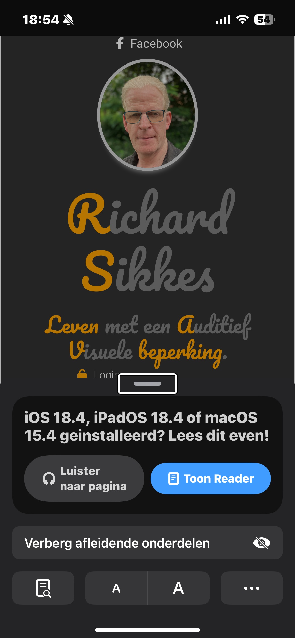 Poging #338474855 om Reader weergave goed te krijgen