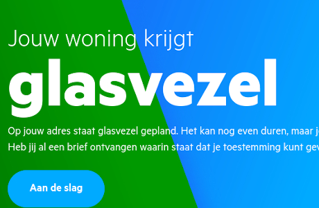 Zelf de glasvezel installatie doen als bijna blinde