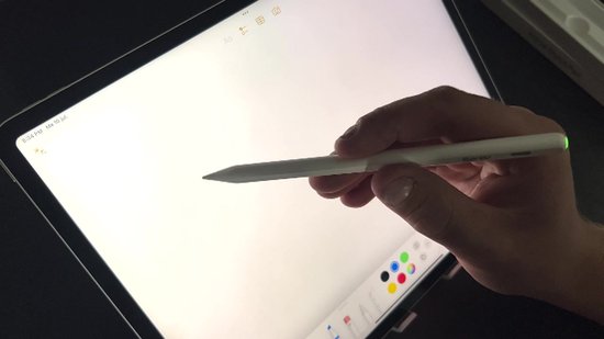 Werken met een pen op de iPad, is even wennen